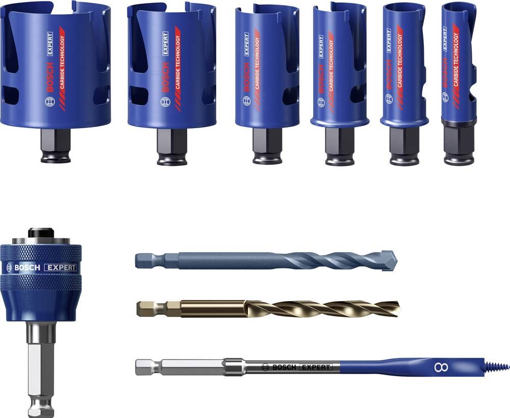 Bosch EXPERT CONSTRUCTION MATERIAL sierra de corona Taladro 6 pieza(s)