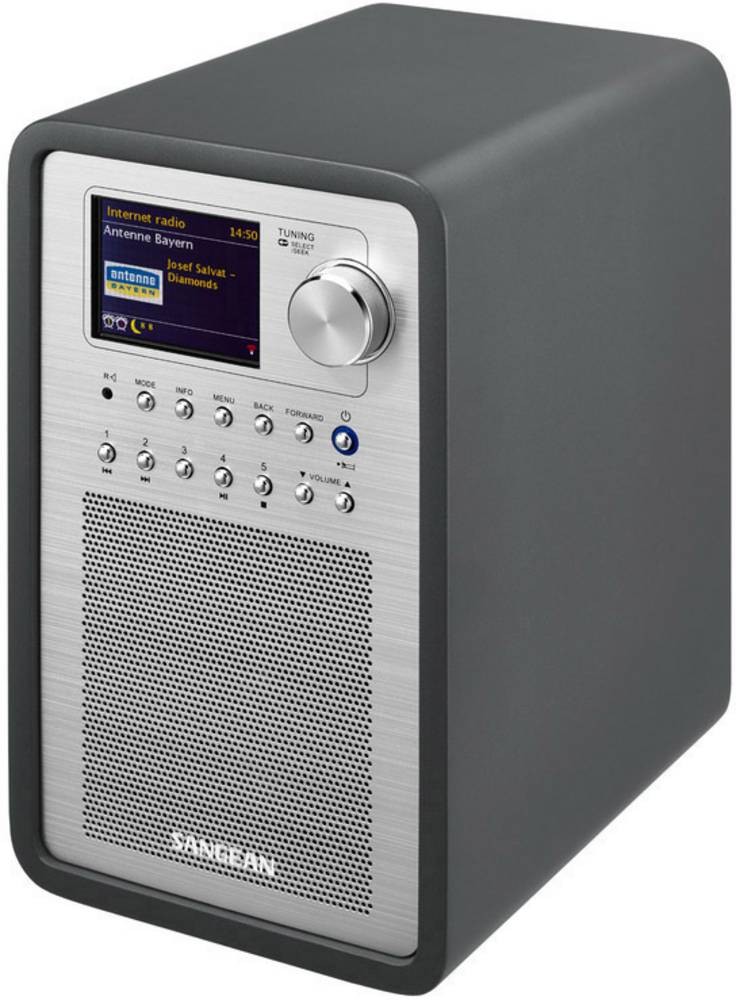Sangean Revery R5 Internet Nero, Argento - Sangean Revery R5,