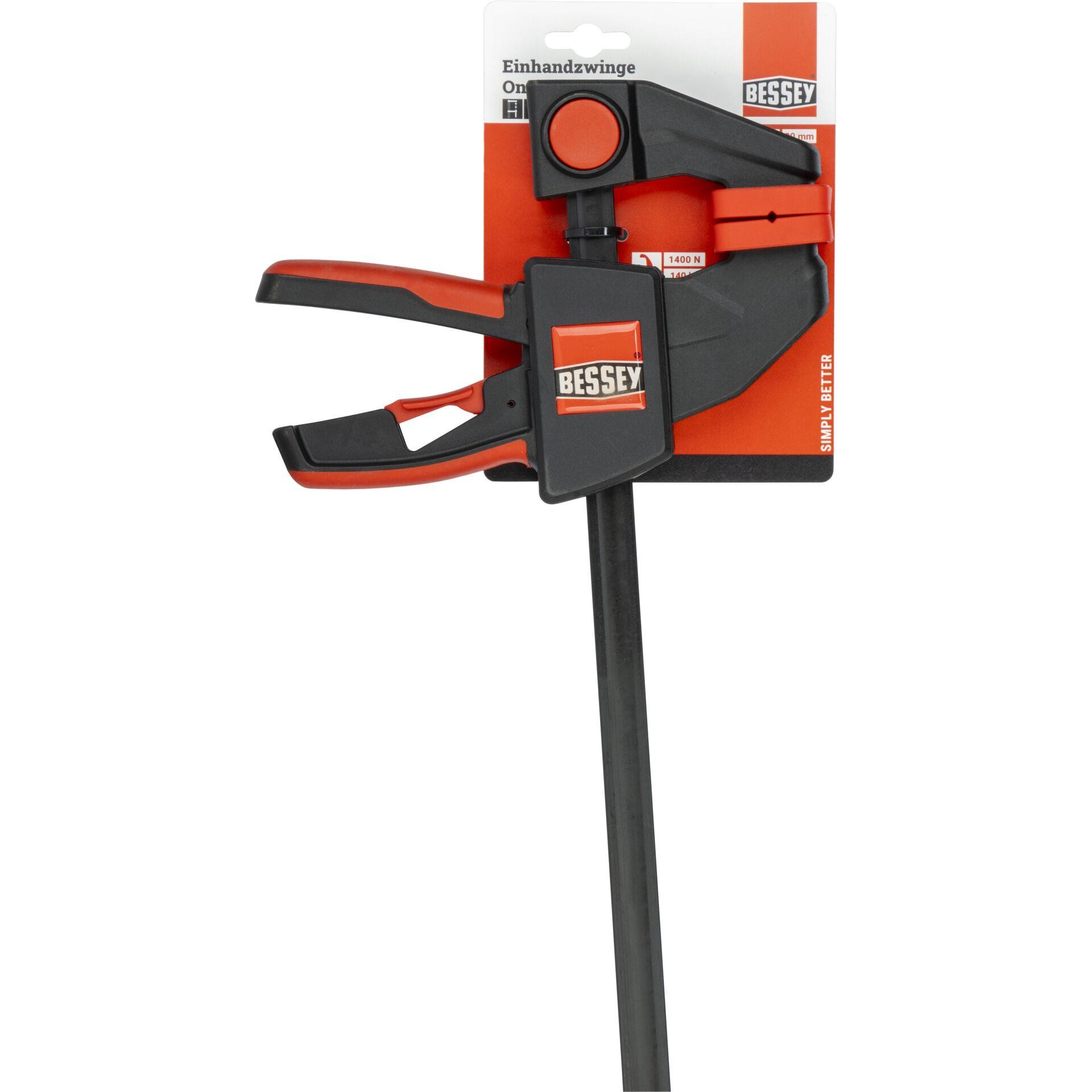 Einhandzwinge EZ Spann-W.450mm A.80mm Spreiz-W.160-500mm BESSEY