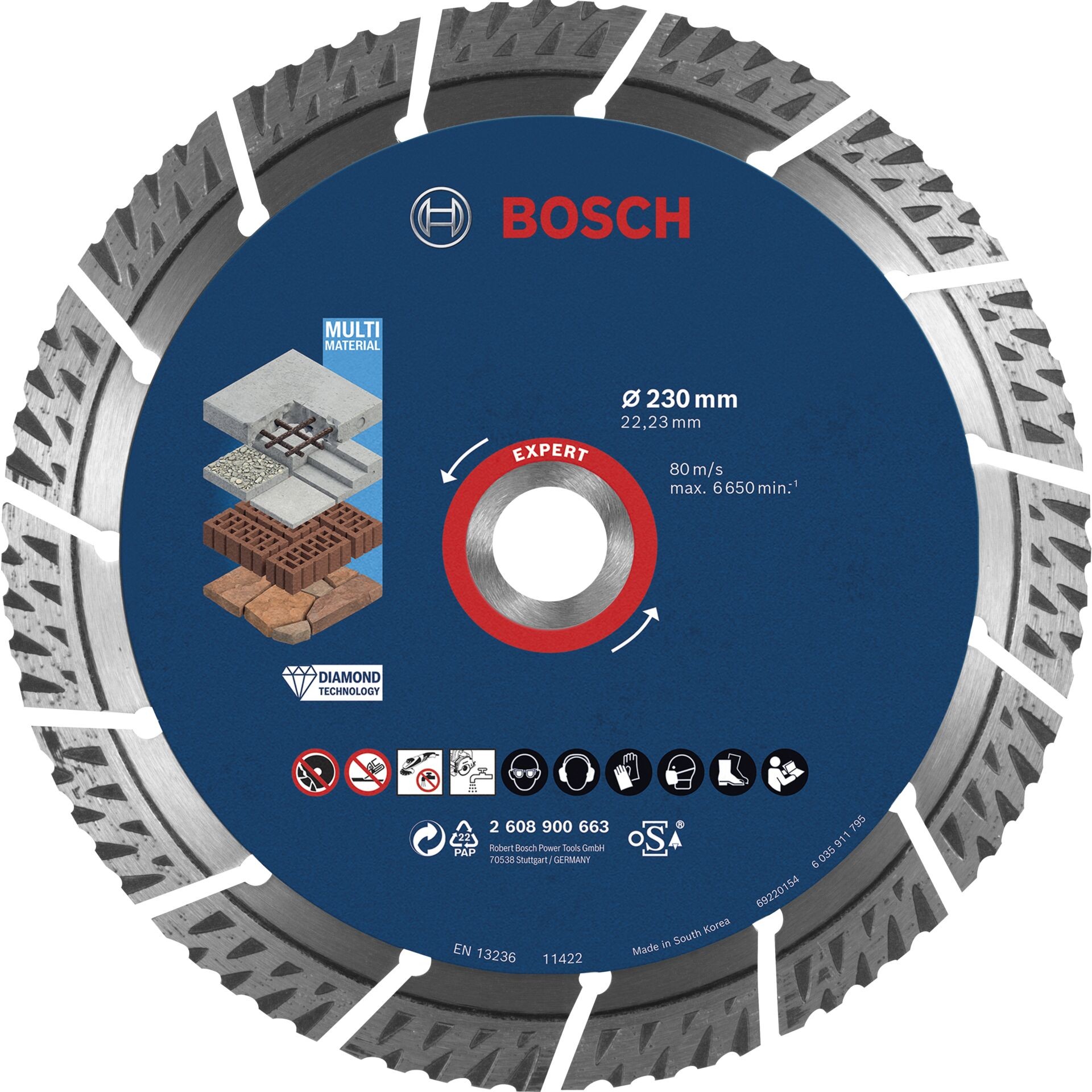 Bosch 2608900663 lame de scie circulaire 23 cm 1 pièce(s) - Bosch