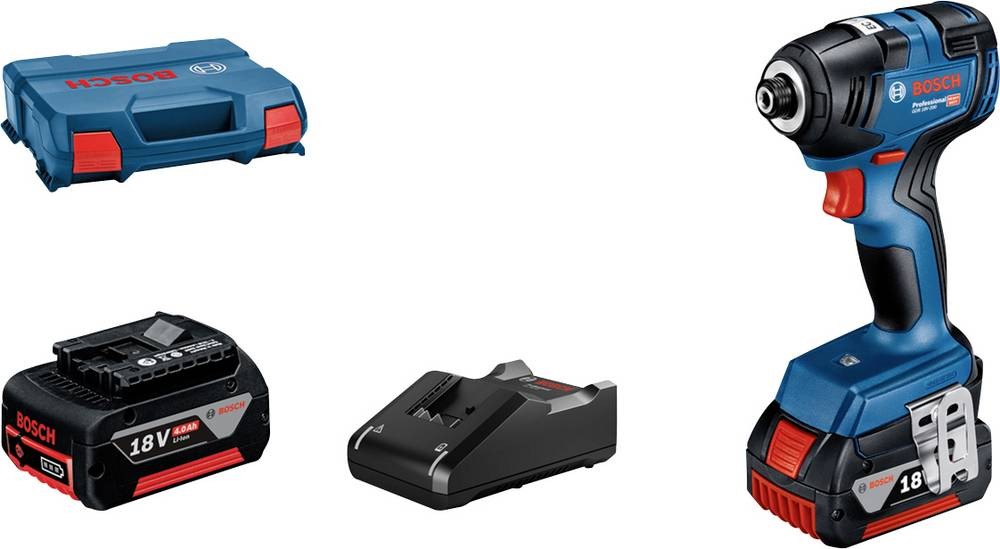 Bosch GDR 18V-200 Professional 3400 RPM Black, Blue - Bosch GDR 18V-