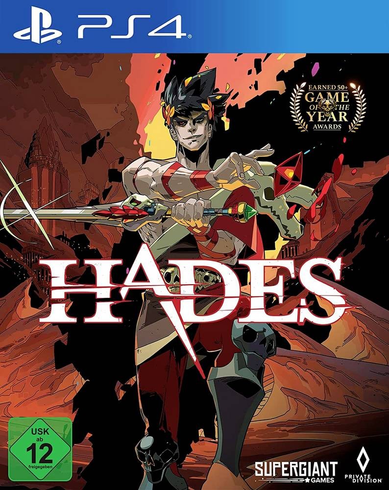 Sony Hades PS4-Spiel Action, Rogue-like, mit Soundtrack