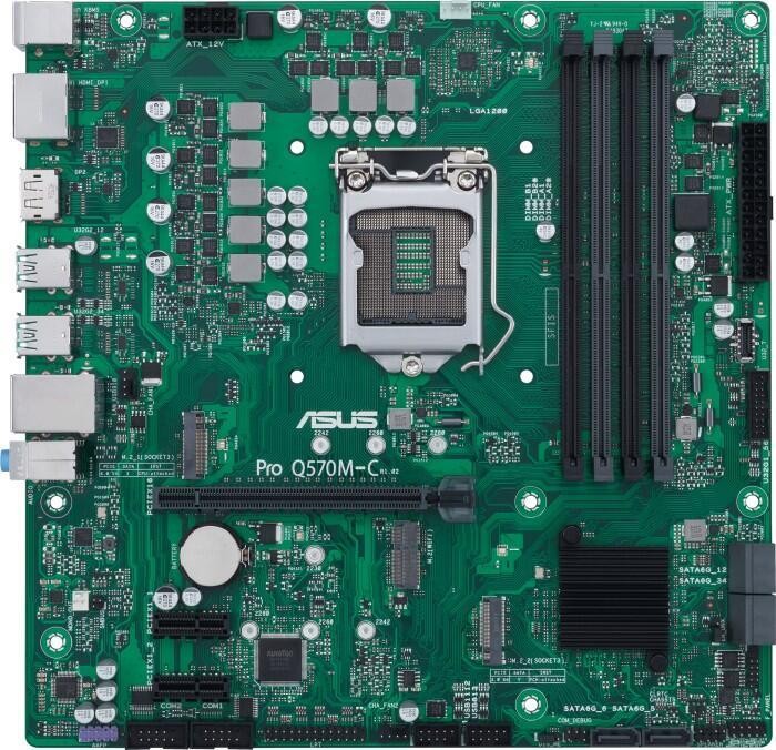 ASUS PRO Q570M-C/CSM Intel Q570 LGA 1200 (Socket H5) micro ATX - ASUS