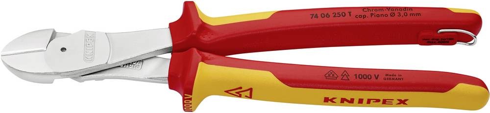 Knipex-Werk VDE Kraft-Seitenschneider 74 06 250 T