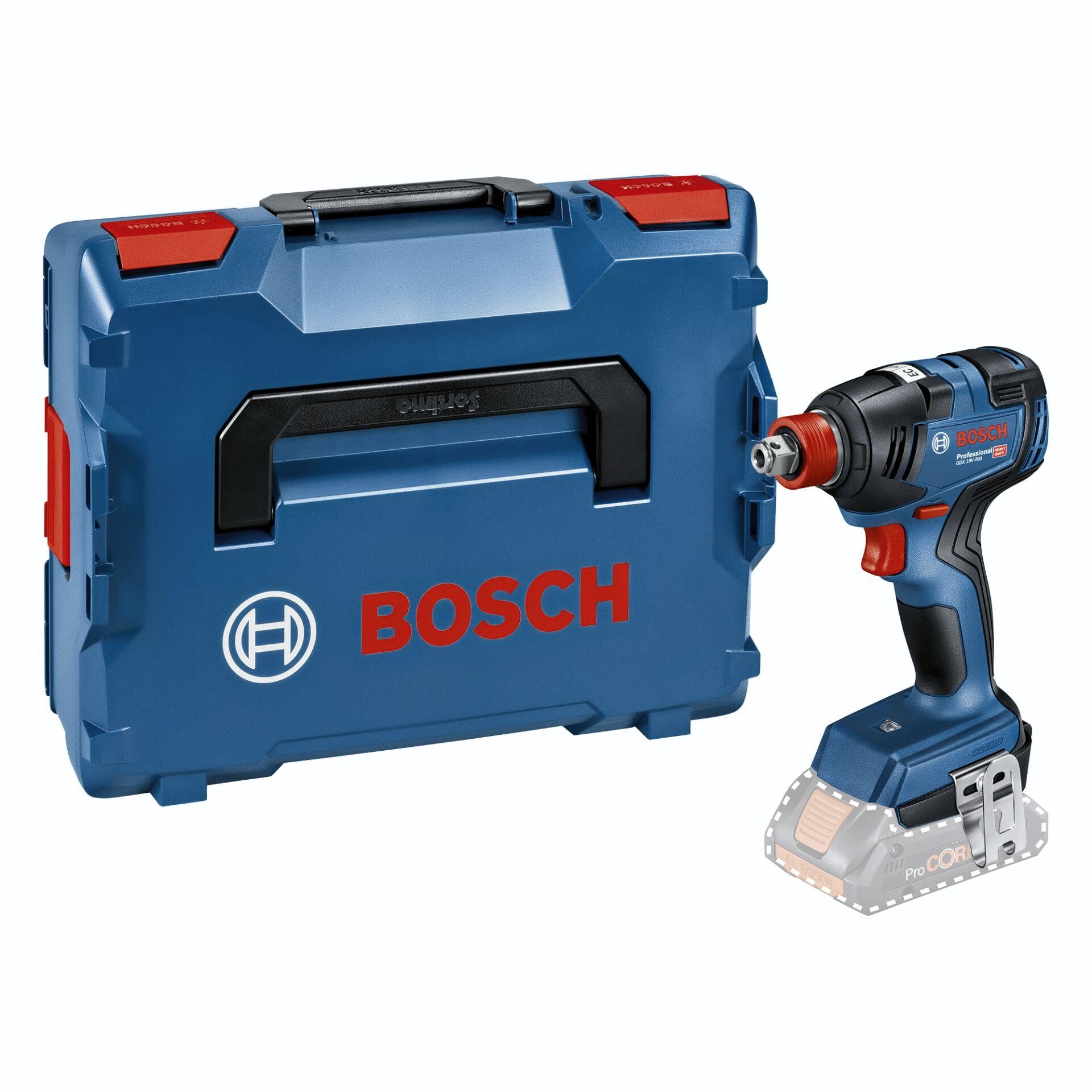 BOSCH Bosch Akku-Schlagschrauber, GDX 18V-200 incl. ohne Akku Akku-