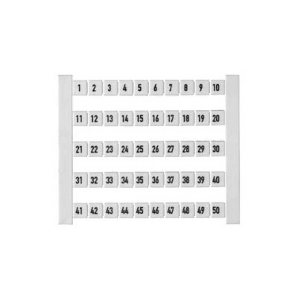 Weidmüller 473460001-500 clampnmarkierung white 500St.