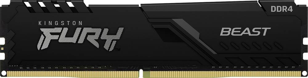 Kingston Technology FURY Beast 8GB 3200MT/s DDR4 CL16 DIMM Black -