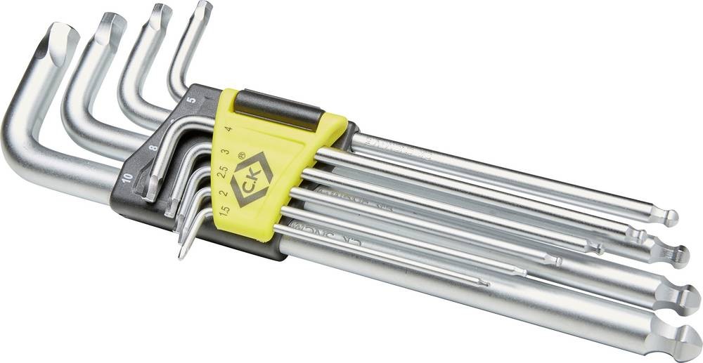 C.K T4440M Winkelschraubendreher-Set 1.5 mm, 2 mm, 2.5 mm, 3 mm, 4 mm,