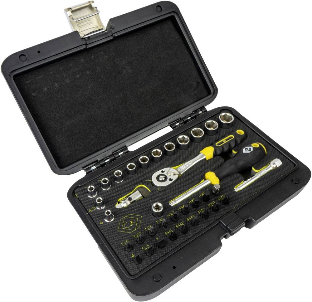 C.K T4660 Steckschlüssel-Bit-Einsatz-Set metrisch 1/4\ 36teilig