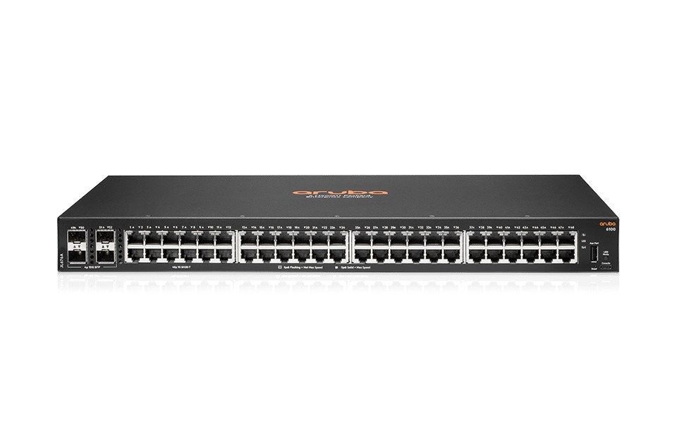 HPE Aruba Networking CX 6100 48G 4SFP+ Switch - HPE Aruba Networking