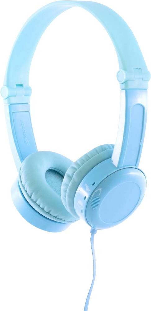 BuddyPhones Travel Auricolare Cablato Portatile Musica e Chiamate Blu