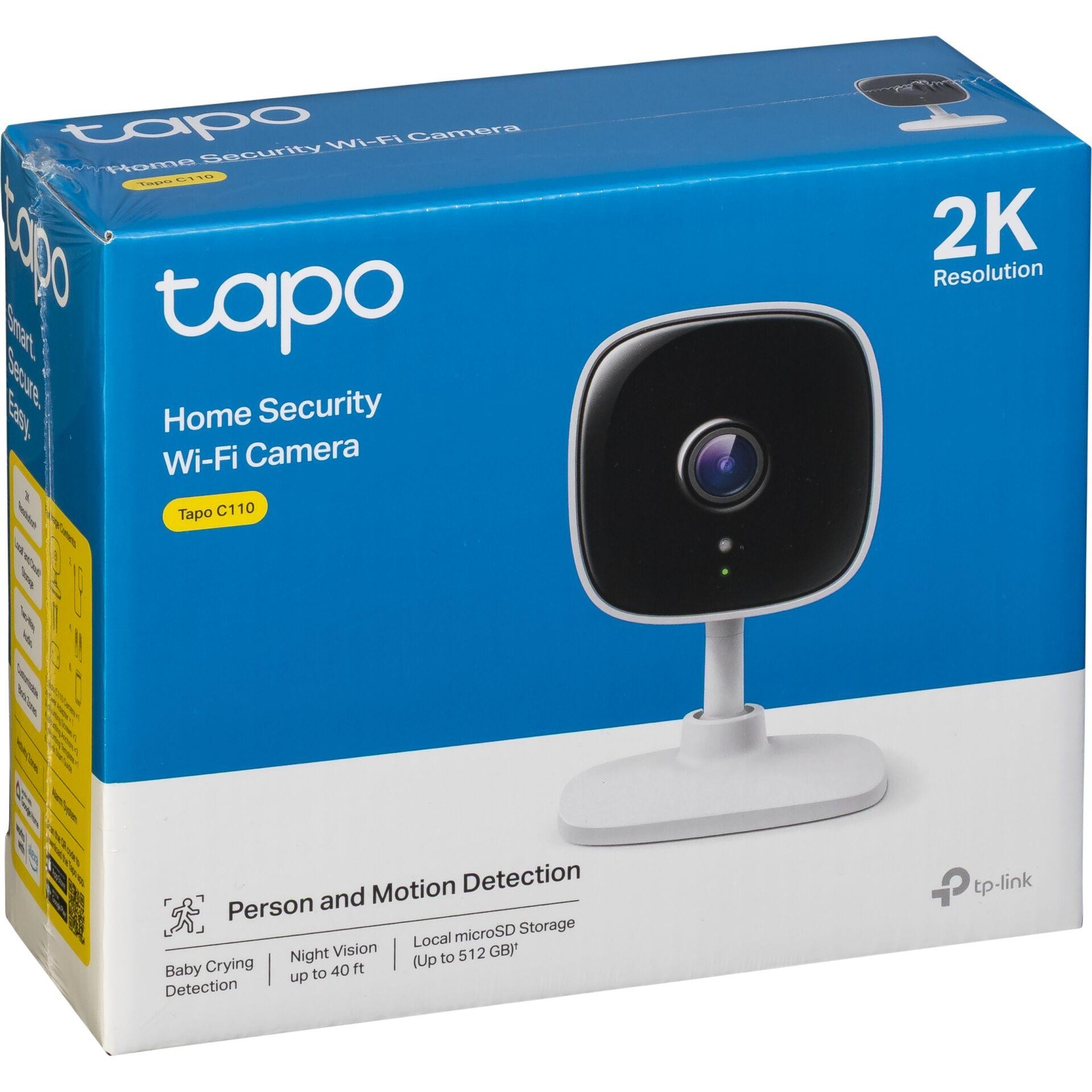 TP-Link Tapo C110 Cube Caméra de sécurité IP Intérieure 1920 x
