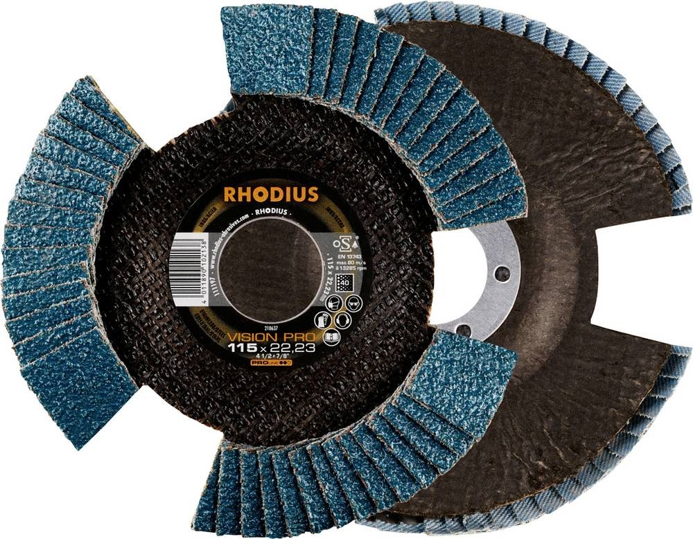 Rhodius 211306 VISION PRO PACK Fächerschleifscheibe Durchmesser