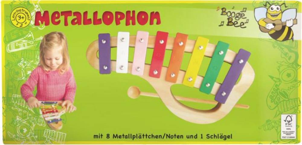 Vedes BGB Metallophon wood with 8 Noten