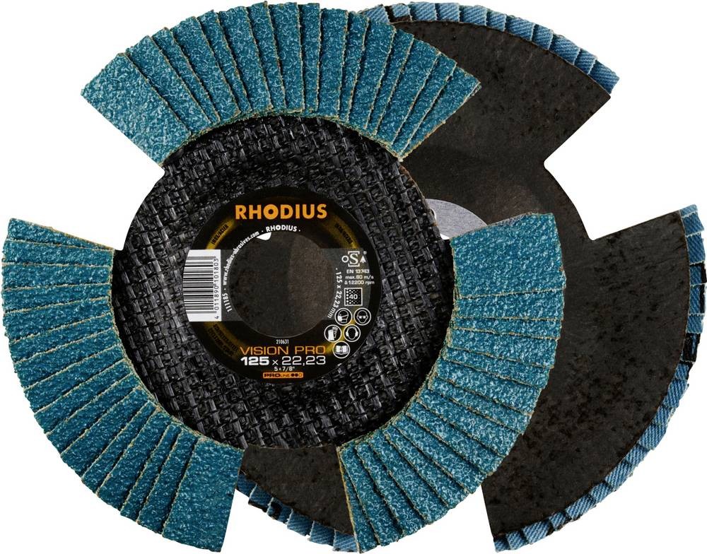 Rhodius 211303 VISION PRO PACK Fächerschleifscheibe Durchmesser
