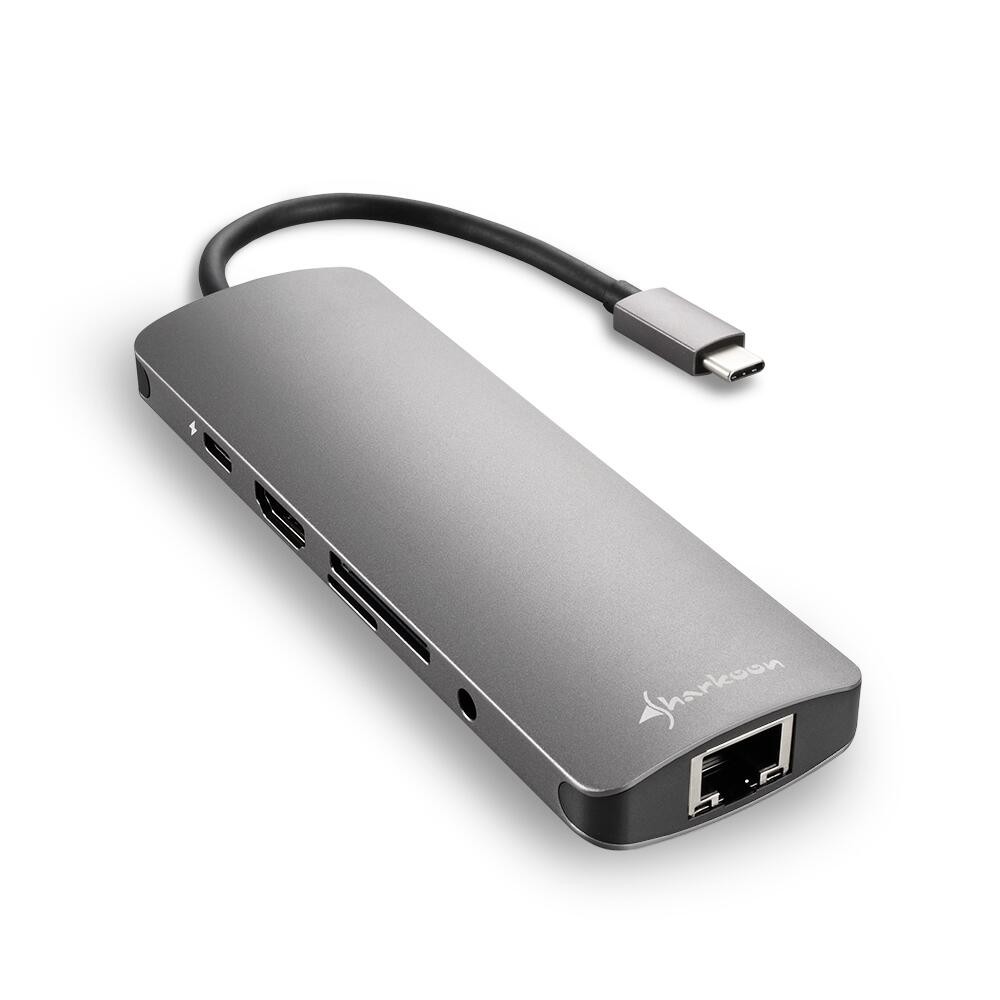 Sharkoon USB 3.0 Type C Combo Adapter tarjeta y adaptador de interfaz