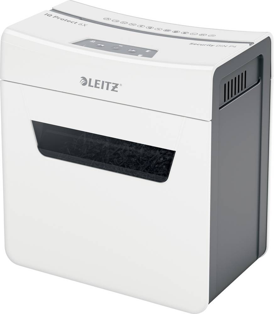 Leitz IQ Protect Premium Paper Shredder 6X P4 - Leitz IQ Protect