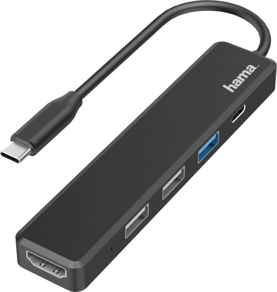 Hama HUB USB Type C 3.2 Gen 1 / 3 porte USB A, 1 porta USB Type C, 1