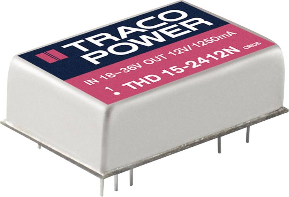 TracoPower THD 15-4811N DC/DC-Wandler, Print 48 V/DC 5.1 V/DC 3A 15W