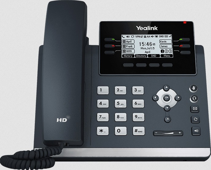 Yealink SIP T42U IP phone Grey LCD Wi-Fi - Yealink SIP T42U, IP Phone,