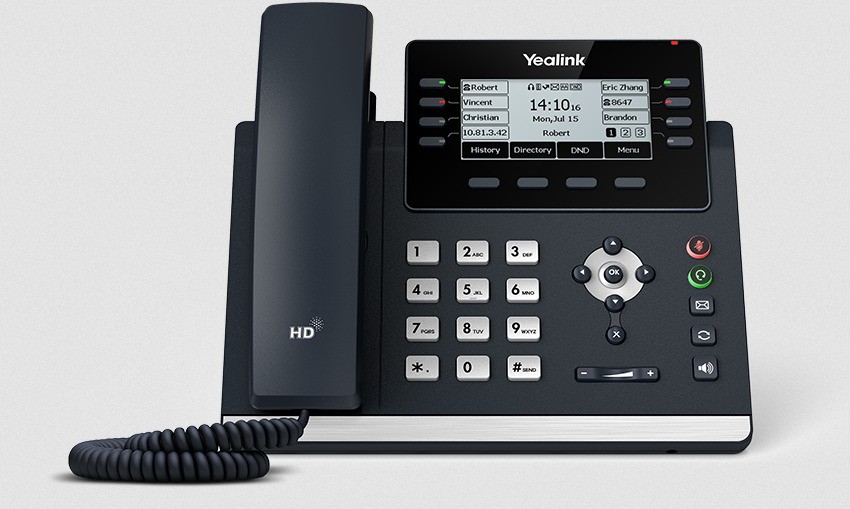 Yealink SIP-T43U téléphone fixe Gris 12 lignes LCD Wifi - Yealink