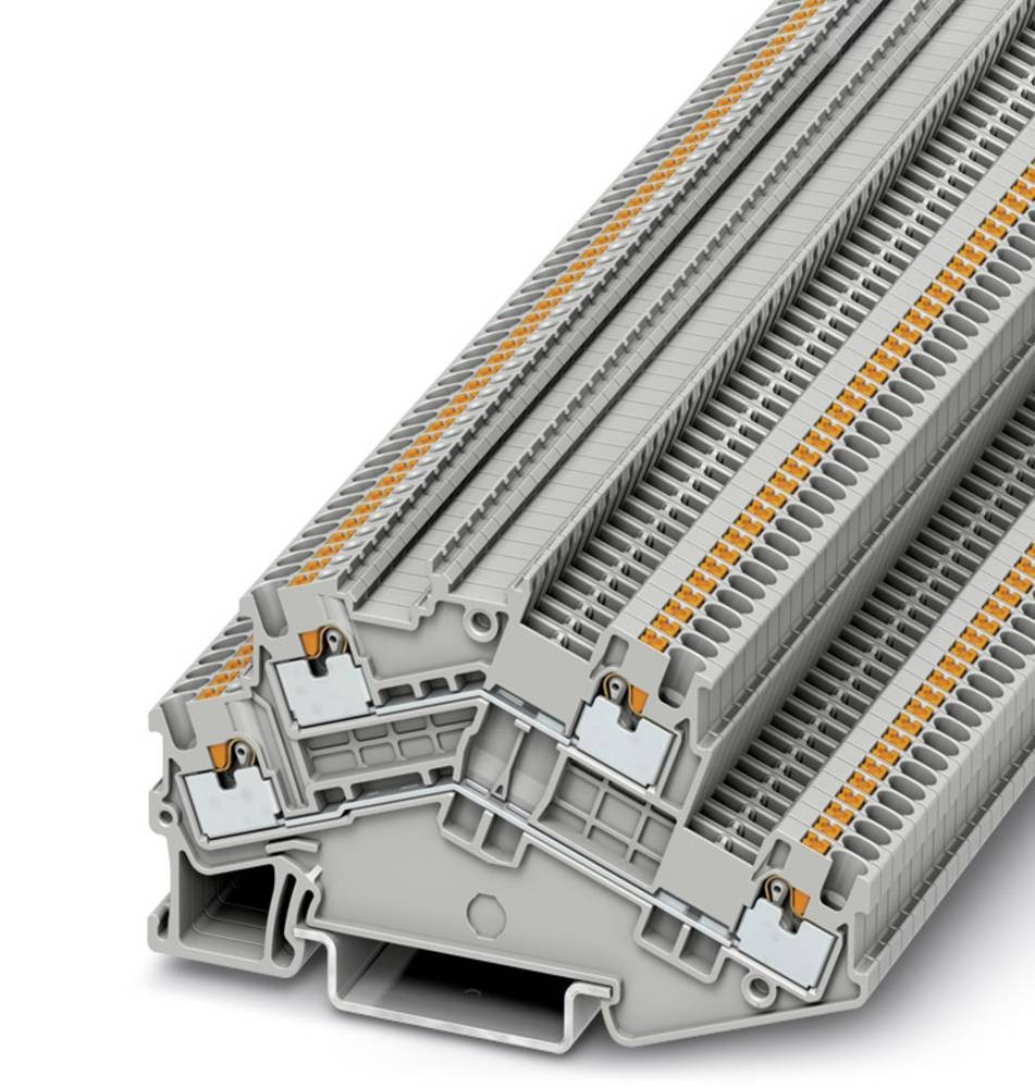 Phoenix Contact 3214657 Doppelstockklemme 3.5mm Schnellanschluss grey
