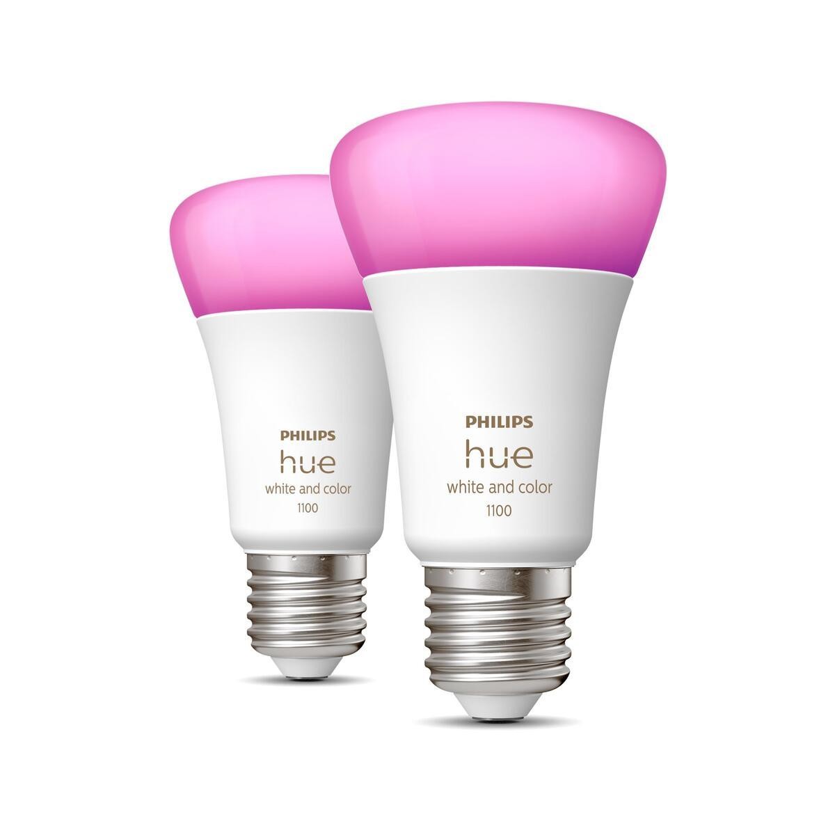 Philips Hue White and colour ambience A60 E27 smart bulb 1100