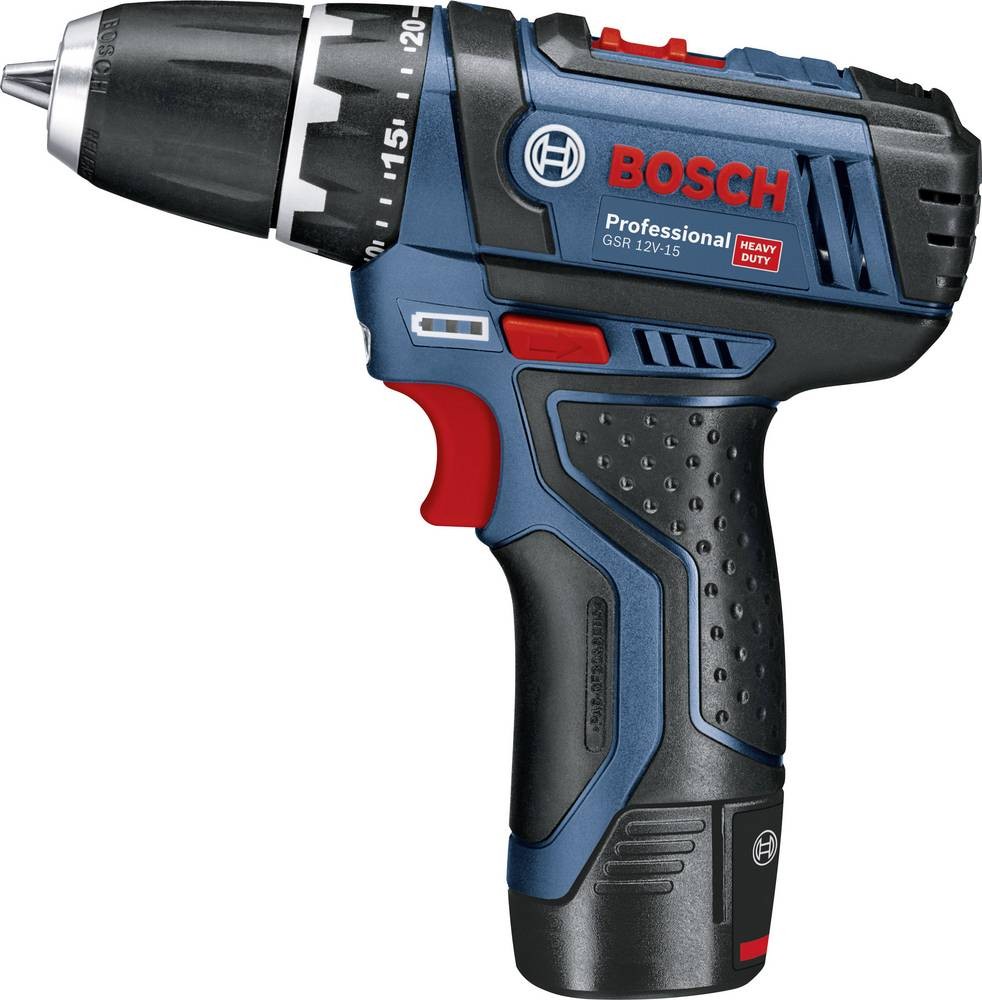 Bosch Professional GSR 12V-15 0601868109 Akku-Bohrschrauber 2Ah incl.
