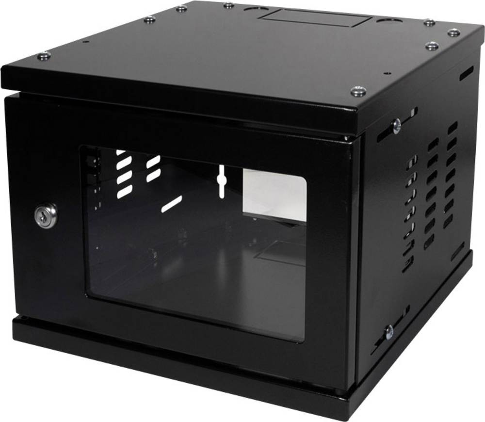 LogiLink W06Z33B 10 Zoll Wandgehäuse 4 HE Schwarz