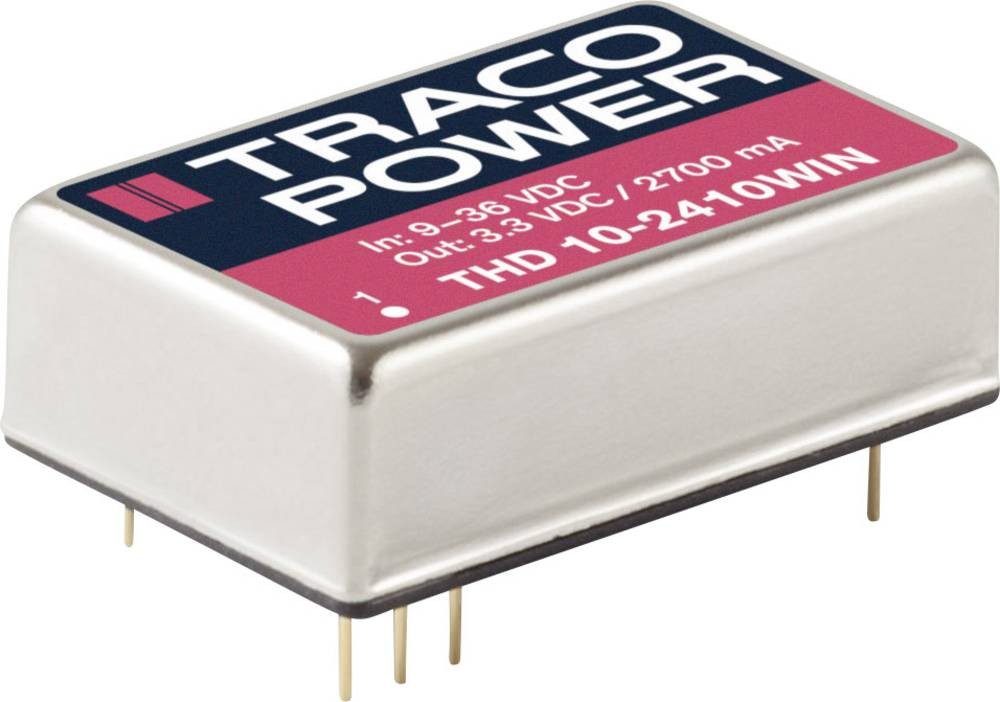 TracoPower THD 10-4810WIN DC/DC-Wandler, Print 48 V/DC 3.3 V/DC 2.7A
