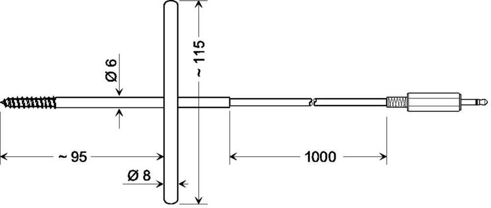 Greisinger GGF 175 Gefriergutfühler -70 up to 200°C Fühler-Typ