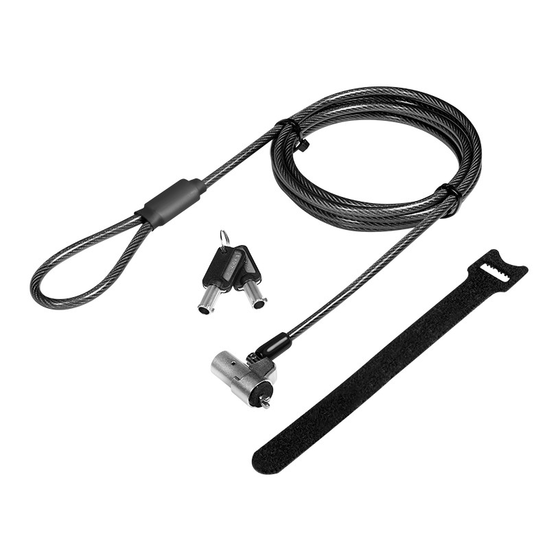 LogiLink NBS012 cavo di sicurezza Nero, Argento - LogiLink NBS012,