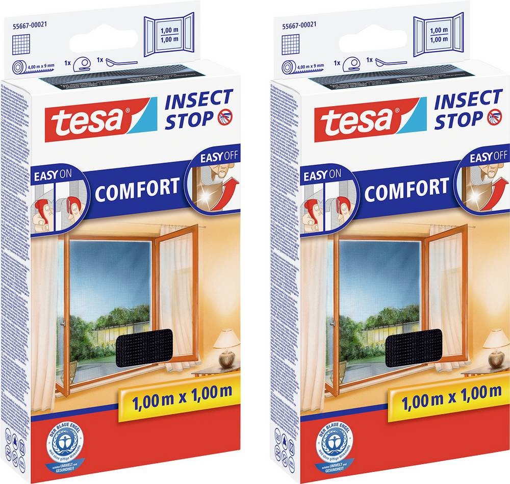 Tesa COMFORT 55667-00500-00 Fliegengitter (B x H) 1000mm x 1000mm