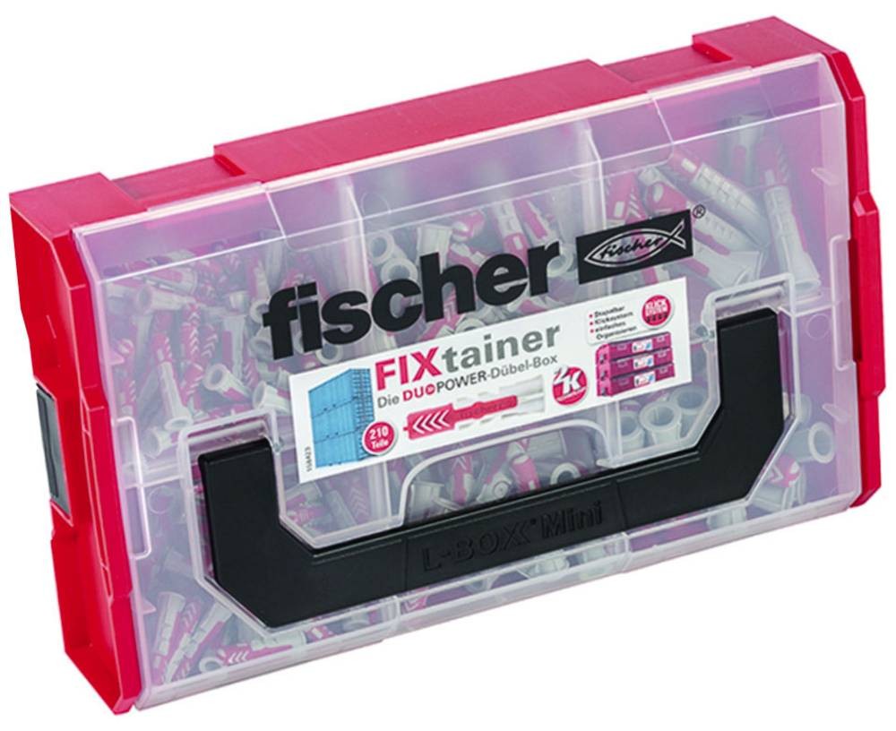 Fischer 561472 FIXtainer DuoPower / DuoSeal + S Dübel-Sortimentsbox