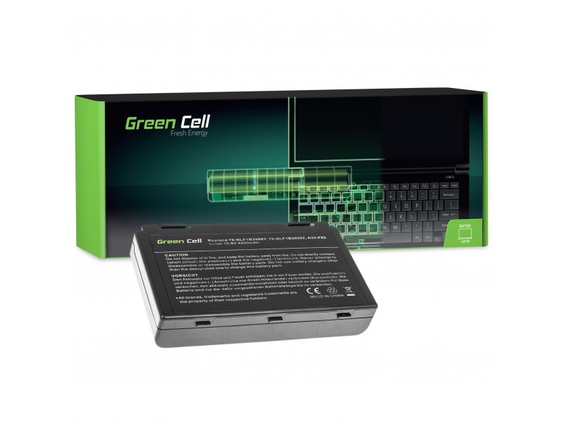Green Cell Notebook-Akku A32-F82 A32-F52 10.8V 4400 mAh Asus