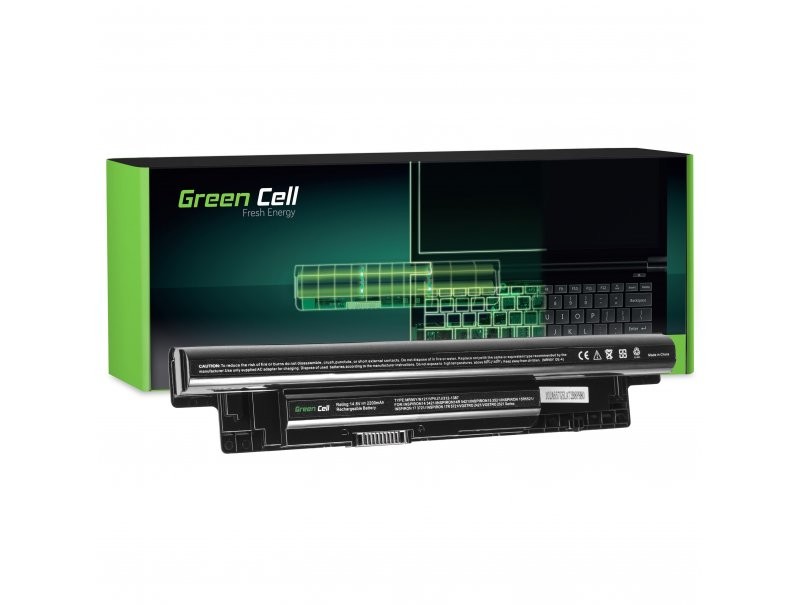 Green Cell Notebook-Akku MR90Y XCMRD 14.8V 2200 mAh Dell