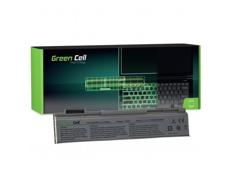 Green Cell Notebook-Akku PT434 W1193 11.1V 4400 mAh Dell