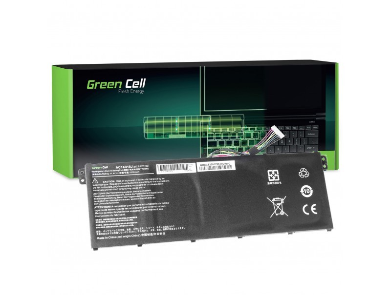 Green Cell AC52 composant de laptop supplémentaire Batterie - Green
