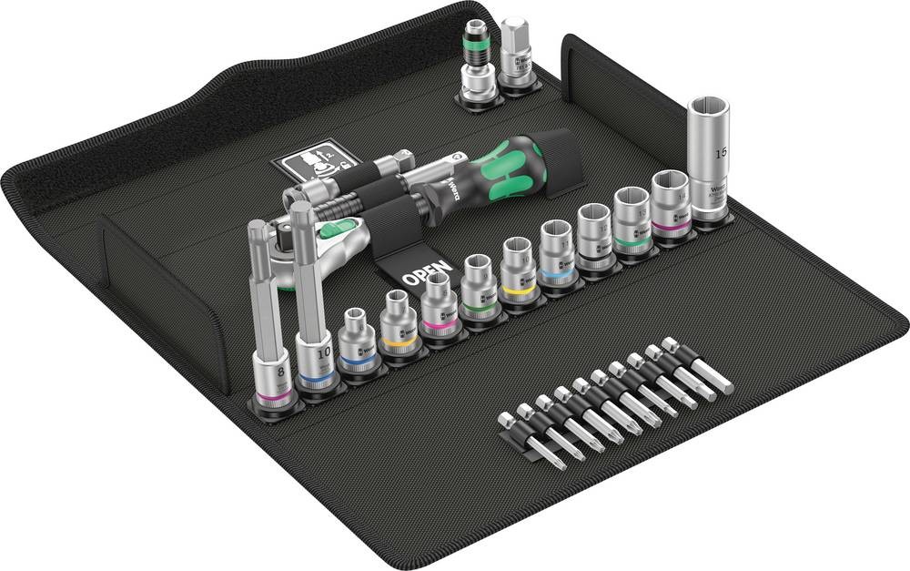 Wera 8100 SB 2 Zyklop Speed-Knarrensatz Steckschlüssel-Bit-Einsatz-