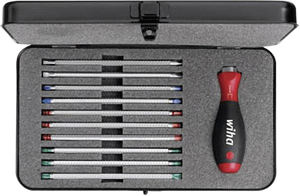 Wiha Werkstatt Wechselklingen-Set 11teilig Schlitz, Kreuzschlitz