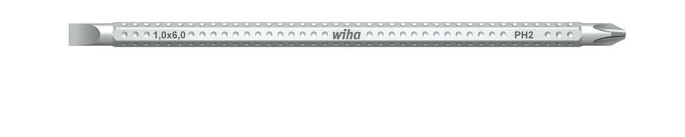 Wiha Werkstatt Schlitz, Kreuzschlitz Phillips Wechselklinge 6mm PH 2