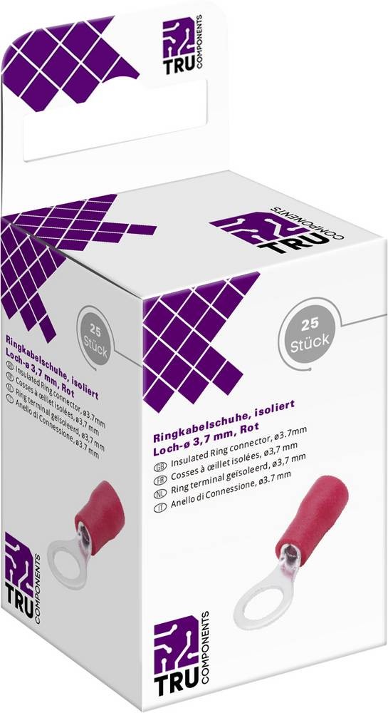 TRU COMPONENTS T2010C283 Ringkabelschuh Querschnitt (max.)=1.5mm²