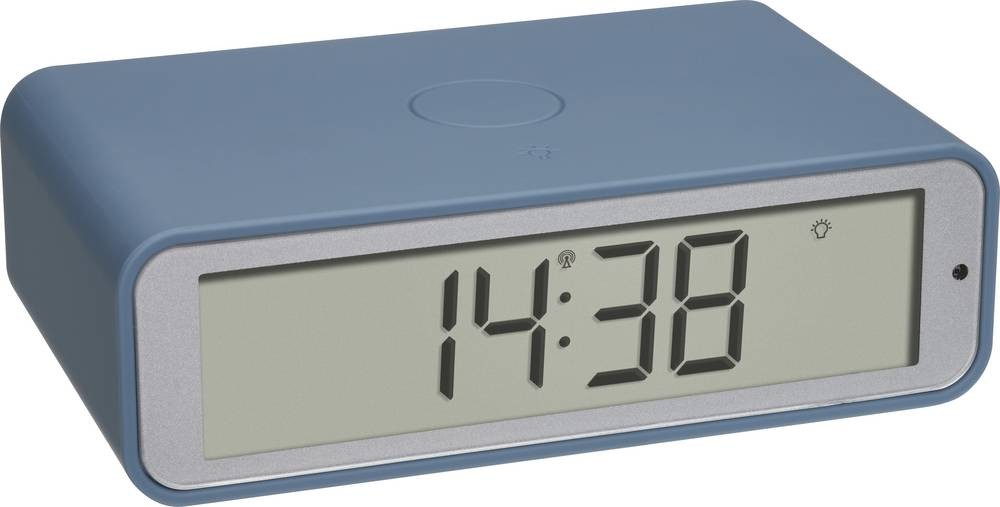 TFA Dostmann 60.2560.06 Funk reveil bleue Alarmzeiten 1