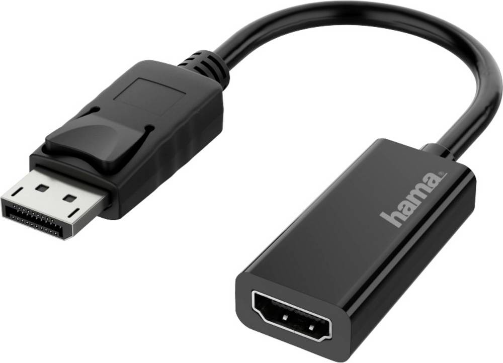 Hama 00200335 video cable adapter DisplayPort HDMI Black - Hama
