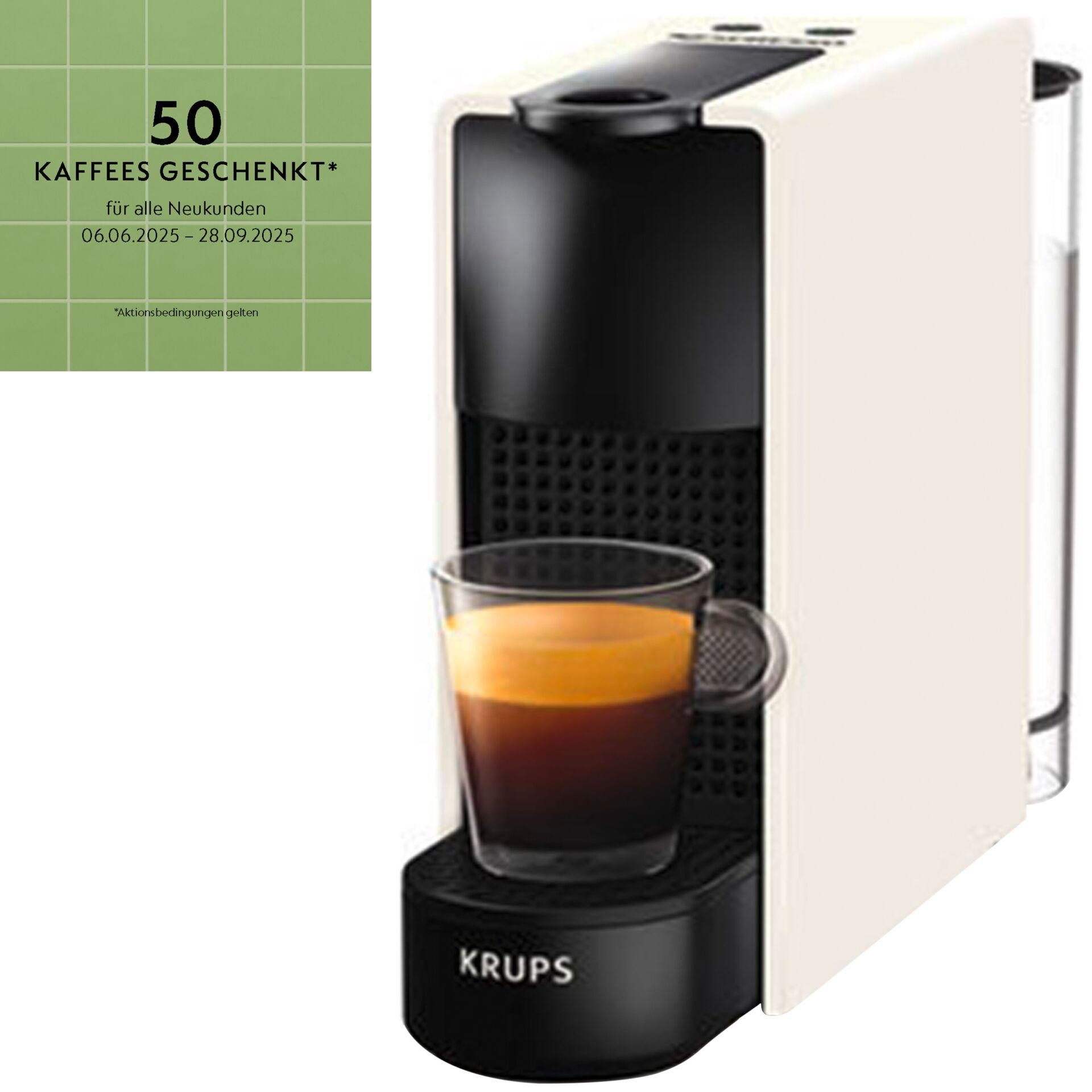 Krups XN1101 Nespresso Essenza Mini Capsule Coffee Maker, 19-Bar