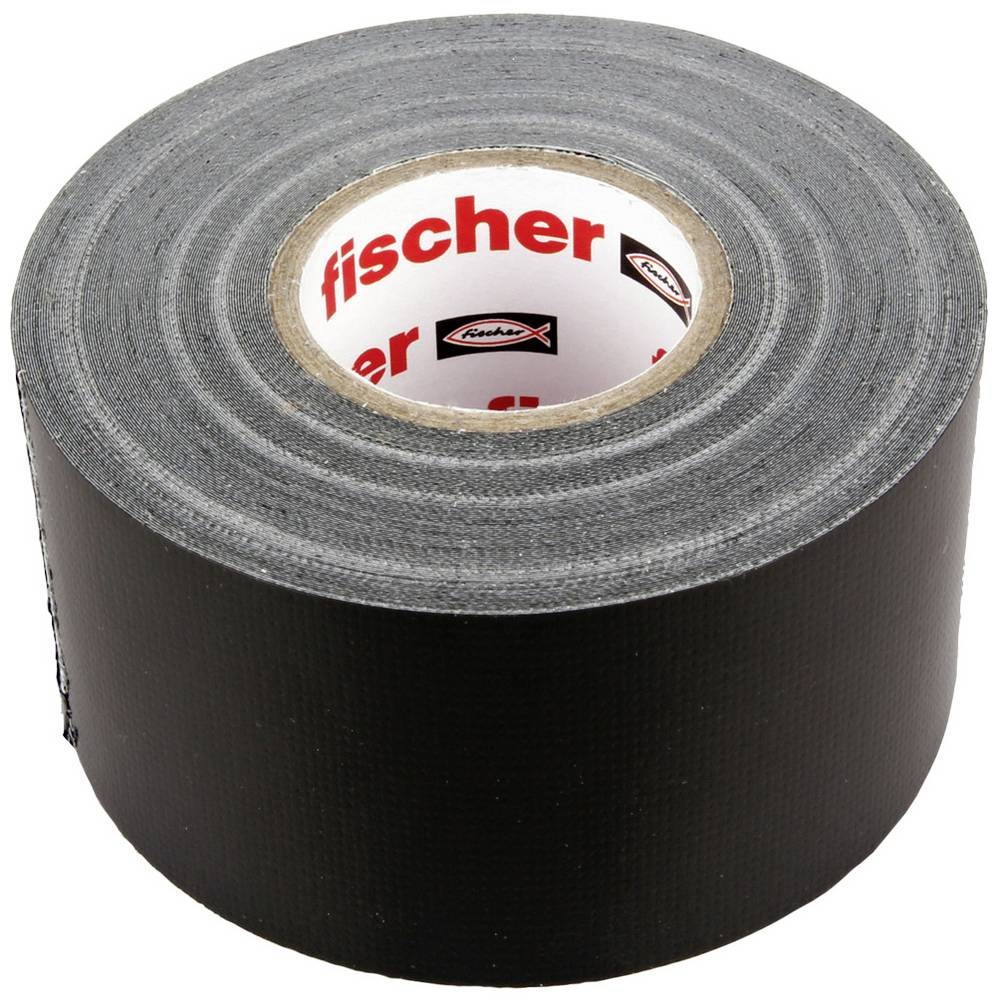 Fischer GOW 560903 Gewebeklebeband negro (L x B) 25m x 48mm 1 pieza