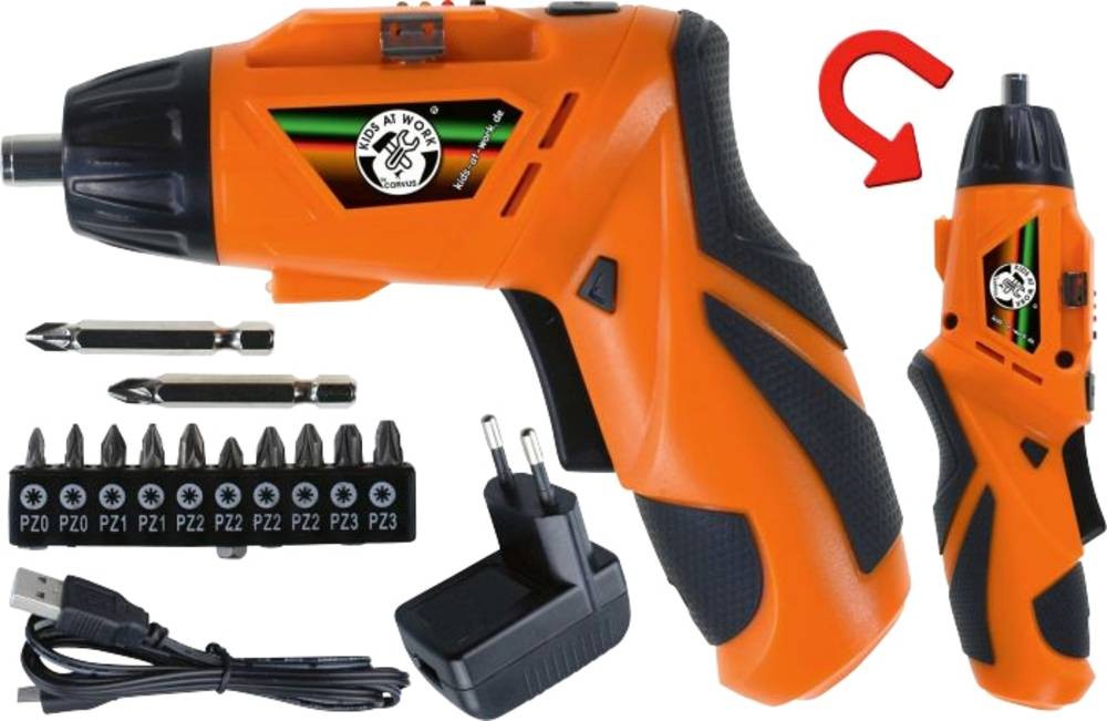 Vedes A600679 Kids at Work rechargeable battery Schrauber Lith. NEU