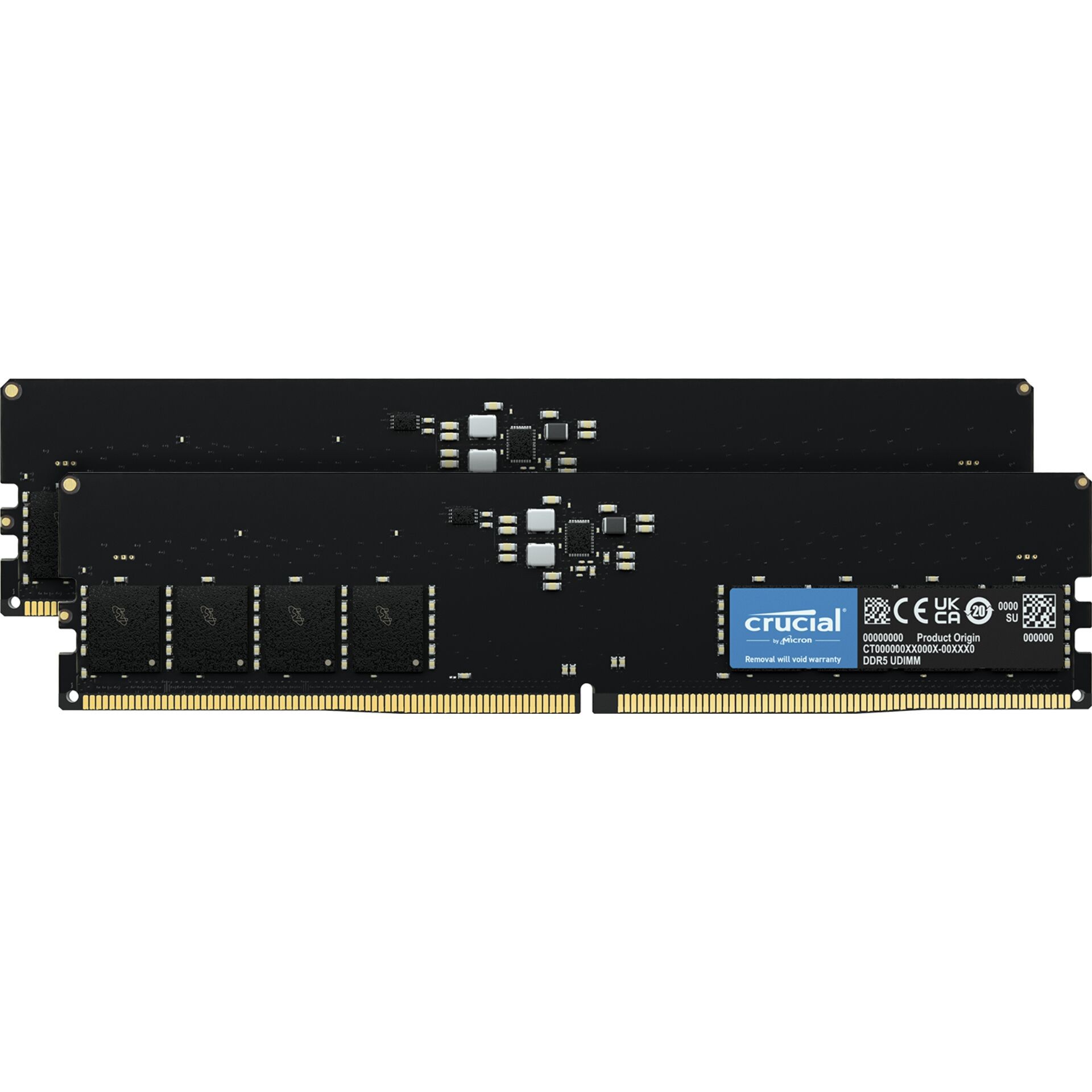 Crucial CT2K16G48C40U5 module de mémoire 32 Go 2 x 16 Go DDR5 4800
