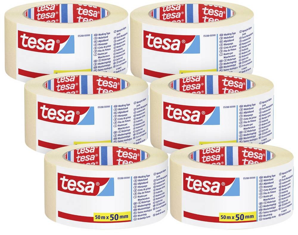 Tesa UNIVERSAL 05288 Malerabdeckband Transparent (L x B) 50m x 50mm