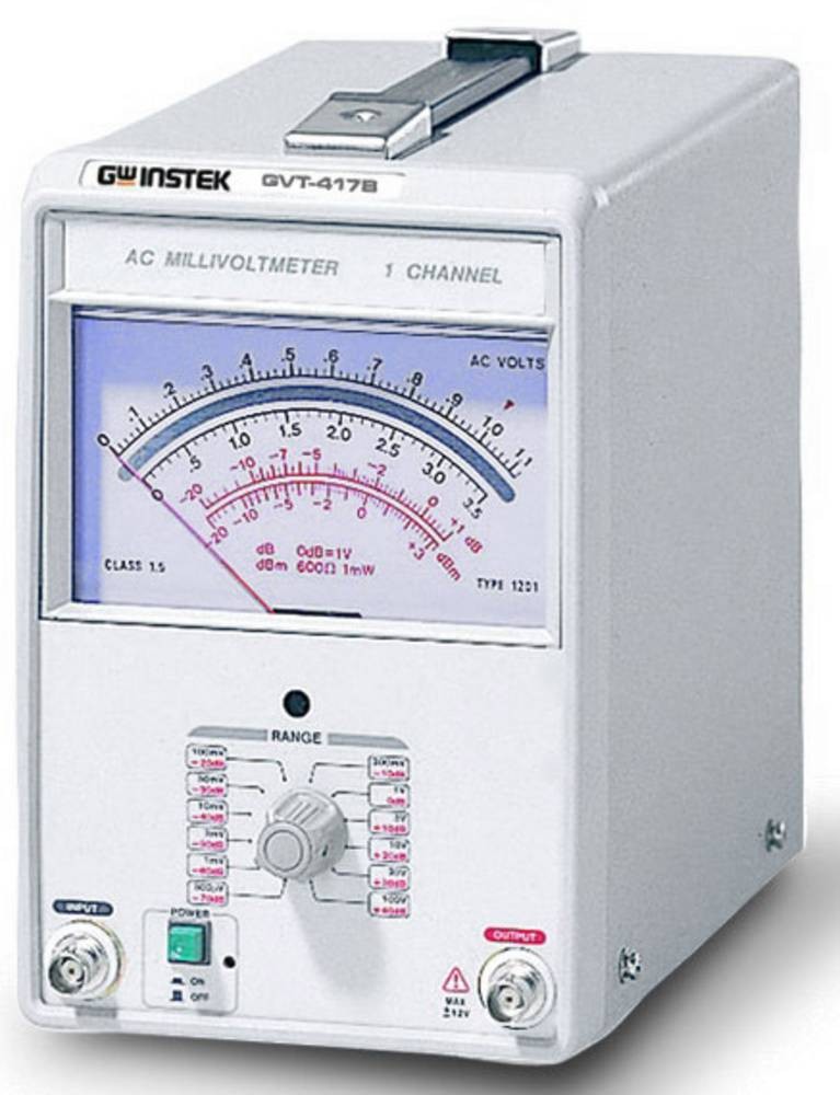 GW Instek 01VT417B00GS GVT-417B Millivoltmesser 1 pc(s)